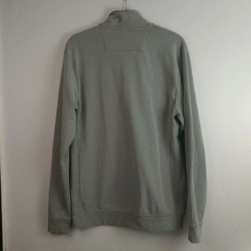 Vineyard Vines Mens Midtown Quarter-Zip Pullover Sweater Gray Size Small - Picture 2 of 9
